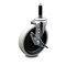Service Caster 5 Inch Thermoplastic Rubber Wheel 3/5 Inch Expanding Stem Caster with Brake SCC-EX05S510-TPRS-SLB-34 - alternate 1